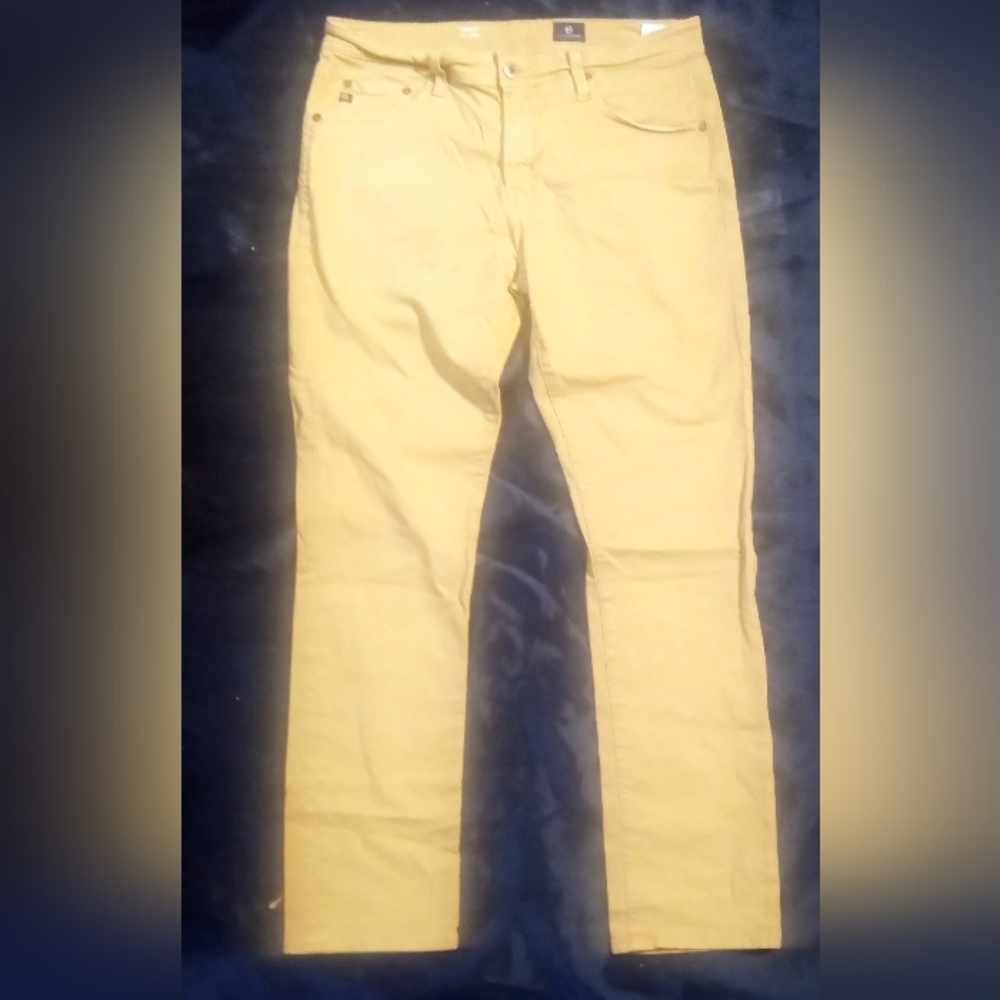AG Khaki Straight-Leg Pants